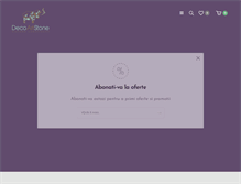 Tablet Screenshot of decoartstone.ro